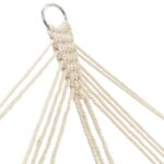 Hojdacia sieť s tyčkou, 210 x 150 cm, hnedá – Obrázok 4