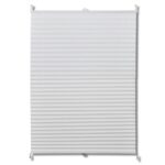 Plisovaná roleta 110 x 200 cm, biela, skladaná – Obrázok 2