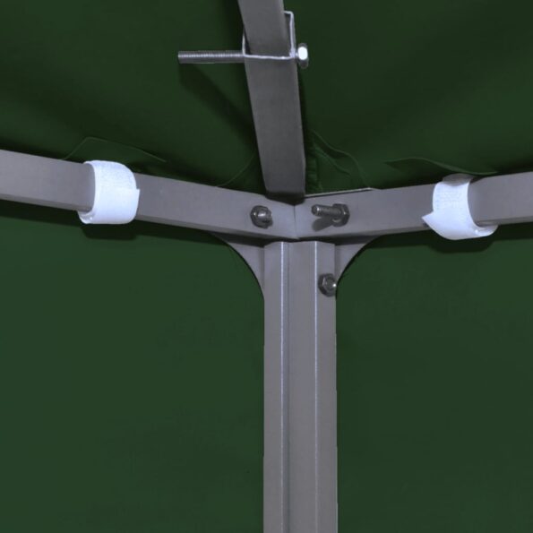 vidaXL Náhradná strieška na altánok 310 g/m², zelená 3x3 m – Obrázok 2