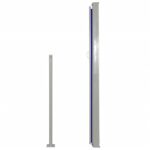 Bočná markíza na terasu/balkón 160x300 cm, modrá – Obrázok 3