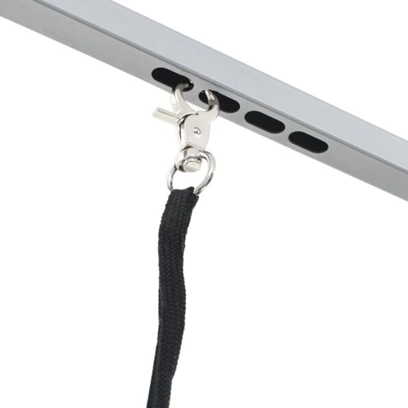 vidaXL Nastaviteľný stôl na úpravu psov/mačiek/domácich zvierat, 2 slučky – Obrázok 7