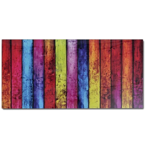 vidaXL Konferenčný stolík, sklenená doska s dúhovou potlačou – Obrázok 6