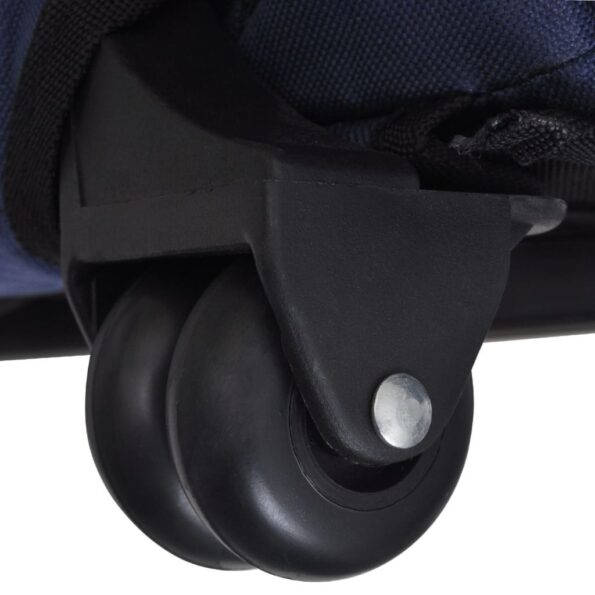 Modrý skladací viacúčelový vozík pre domáce zvieratá – Obrázok 4