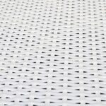 vidaXL 8-dielna záhradná sedacia súprava+podložky, biela, polyratan – Obrázok 3