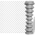 vidaXL Drôtené pletivo, pozinkovaná oceľ 25x1,25 m, strieborné