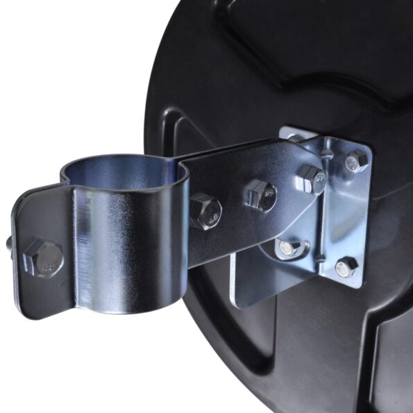 Konvexné dopravné zrkadlo, PC plast, čierne 30 cm, do exteriéru – Obrázok 5