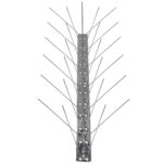 vidaXL Hroty proti vtákom, nehrdzavejúca oceľ, 5 radov, sada 6 ks 3 m – Obrázok 4