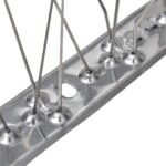 vidaXL Hroty proti vtákom, nehrdzavejúca oceľ, 5 radov, sada 6 ks 3 m – Obrázok 5