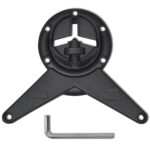 Výškovo nastaviteľné stolové nohy, 4ks, čierne, 1100 mm – Obrázok 4