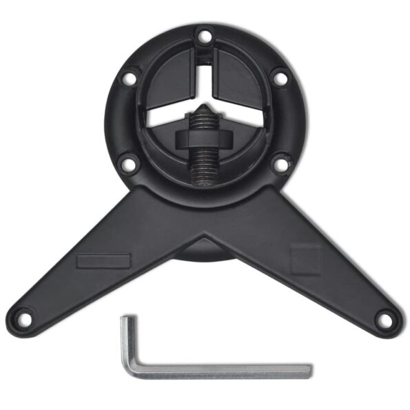 Výškovo nastaviteľné stolové nohy, 4ks, čierne, 1100 mm – Obrázok 4