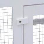 vidaXL Zvieracia klietka/králikáreň, dvojposchodová, drevená – Obrázok 7