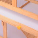 vidaXL Zvieracia klietka/králikáreň, vonkajšia, drevená – Obrázok 2