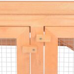 vidaXL Zvieracia klietka/králikáreň, vonkajšia, drevená – Obrázok 7