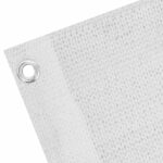 vidaXL Balkónová markíza z HDPE, 90x600 cm, biela – Obrázok 3