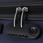 vidaXL Sada 3 škrupinových kufrov s kolieskami, modrá 45,5/55/66 cm – Obrázok 2