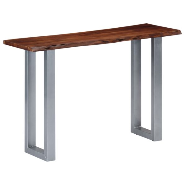 VXL8719883550121_g_en_hd_10.jpg vidaXL Konzolový stolík z akáciového dreva a železa 115x35x76 cm – Obrázok 11