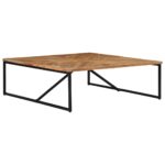 vidaXL Konferenčný stolík 110x110x36 cm masívne akáciové drevo – Obrázok 4