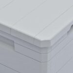 vidaXL Záhradný úložný box bledosivý 90 l – Obrázok 2