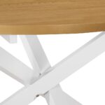 vidaXL Jedálenský stôl, biely 120x75 cm, MDF – Obrázok 3