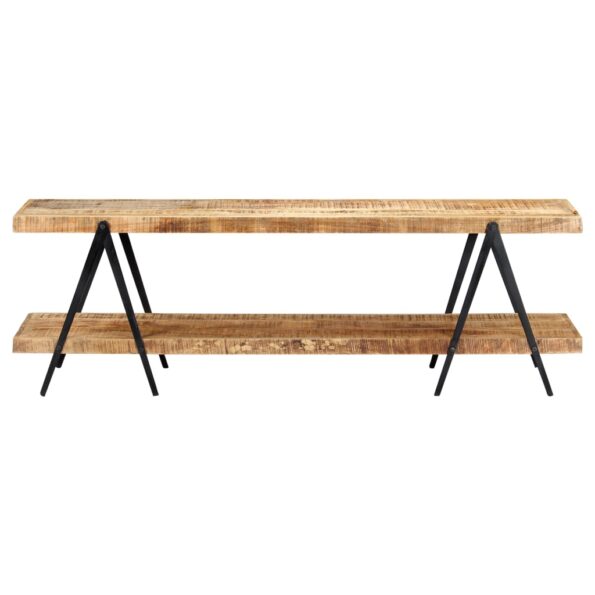 vidaXL TV skrinka 160x40x50 cm masívne mangovníkové drevo – Obrázok 2