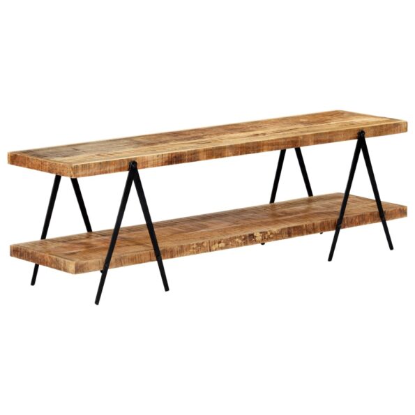 vidaXL TV skrinka 160x40x50 cm masívne mangovníkové drevo – Obrázok 6