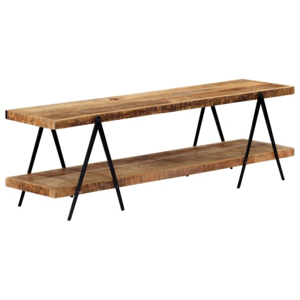 vidaXL TV skrinka 160x40x50 cm masívne mangovníkové drevo – Obrázok 8