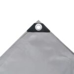 vidaXL Celta 650 g/m², 6x8 m, sivá – Obrázok 3