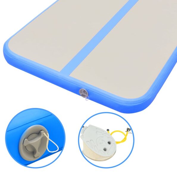 vidaXL Nafukovacia žinenka s pumpou 500x100x10 cm PVC modrá – Obrázok 8