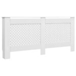 vidaXL Kryt na radiátor, biely 172x19x81,5 cm, MDF – Obrázok 2