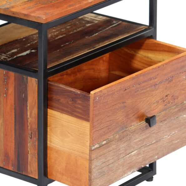 VXL8719883665962_g_en_hd_5.jpg vidaXL Nočný stolík 40x30x50 cm, recyklovaný masív a oceľ – Obrázok 6