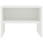 vidaXL Nočný stolík biely 40x30x30 cm drevotrieska – Obrázok 4