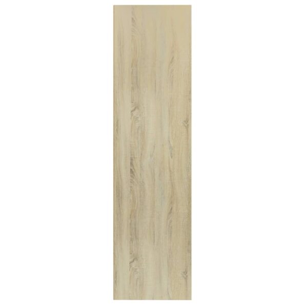 vidaXL Knižnica/TV skrinka, dub sonoma 36x30x143 cm, kompozitné drevo – Obrázok 7