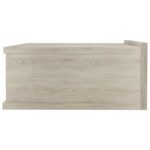 vidaXL Nástenný nočný stolík, dub somoma 40x30x15 cm, kompozitné drevo – Obrázok 5
