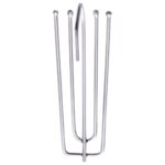 vidaXL Zatemňovací záves s háčikmi, zamat, tmavomodrý 290x245 cm – Obrázok 5