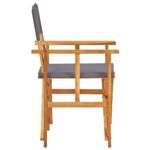 vidaXL Režisérske stoličky 2 ks, akáciový masív – Obrázok 4