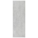 vidaXL Regál na topánky, betónovo sivý 54x34x100,5cm, kompozitné drevo – Obrázok 5