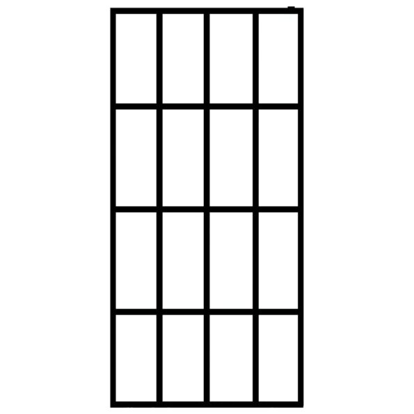 vidaXL Sprchová zástena walk-in, priehľadné tvrdené sklo 118x190 cm – Obrázok 3