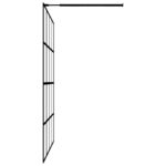 vidaXL Sprchová zástena walk-in, priehľadné tvrdené sklo 118x190 cm – Obrázok 5