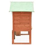 vidaXL Králikáreň 140x63x120 cm jedľové drevo – Obrázok 4