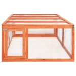 vidaXL Králikáreň 183x90x46,5 cm masívne jedľové drevo – Obrázok 4