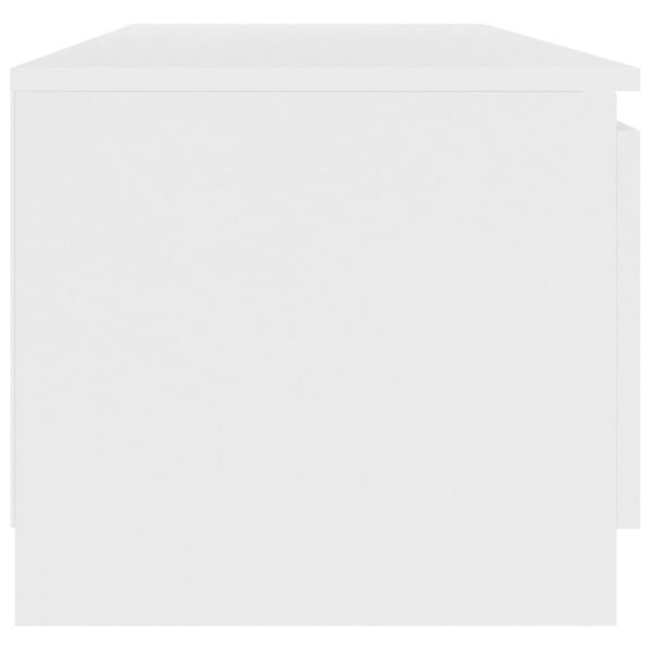 vidaXL TV skrinka, biela 140x40x35,5 cm, drevotrieska – Obrázok 5