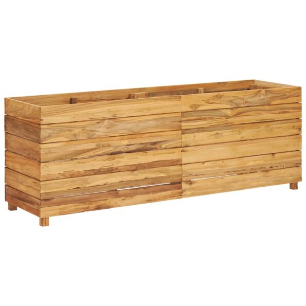 VXL8719883760735_g_en_hd_10.jpg vidaXL Vyvýšený záhon 150x40x55 cm, tíkový masív a oceľ – Obrázok 11