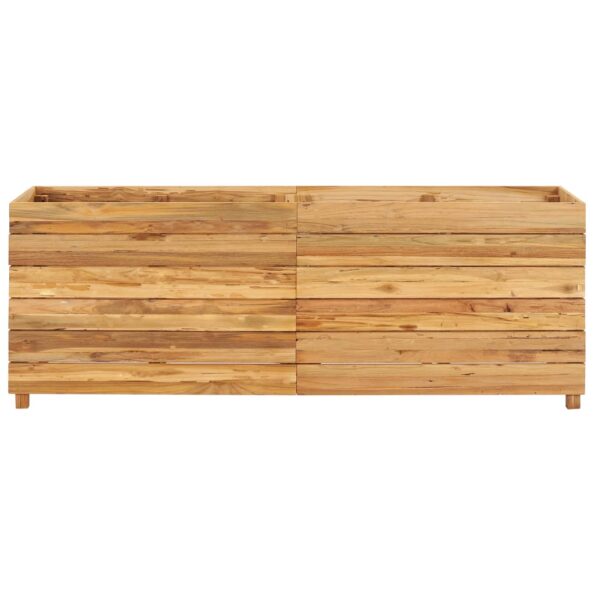 VXL8719883760735_g_en_hd_2.jpg vidaXL Vyvýšený záhon 150x40x55 cm, tíkový masív a oceľ – Obrázok 3
