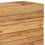 vidaXL Vyvýšený záhon 150x40x55 cm, tíkový masív a oceľ – Obrázok 7