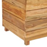 vidaXL Vyvýšený záhon 150x40x55 cm, tíkový masív a oceľ – Obrázok 8