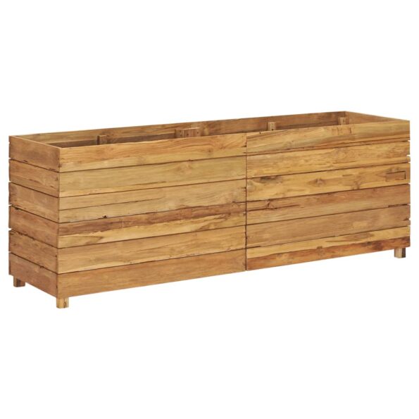 VXL8719883760735_g_en_hd_9.jpg vidaXL Vyvýšený záhon 150x40x55 cm, tíkový masív a oceľ – Obrázok 10