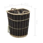 vidaXL Košík s popruhmi na palivové drevo 57x51x69 cm prírodná vŕba – Obrázok 11