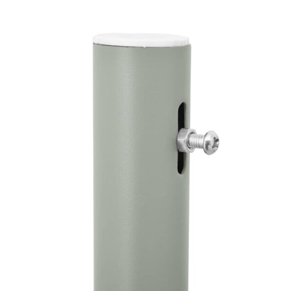 vidaXL Zaťahovacia bočná markíza na terasu 140x500 cm, modrá – Obrázok 5