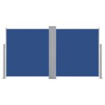 vidaXL Zaťahovacia bočná markíza, modrá 100x600 cm – Obrázok 5