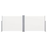 vidaXL Zaťahovacia bočná markíza, krémová 100x1000 cm – Obrázok 5